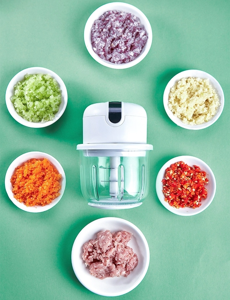 USB Charging Cordless Mini Food Processor Food Chopper